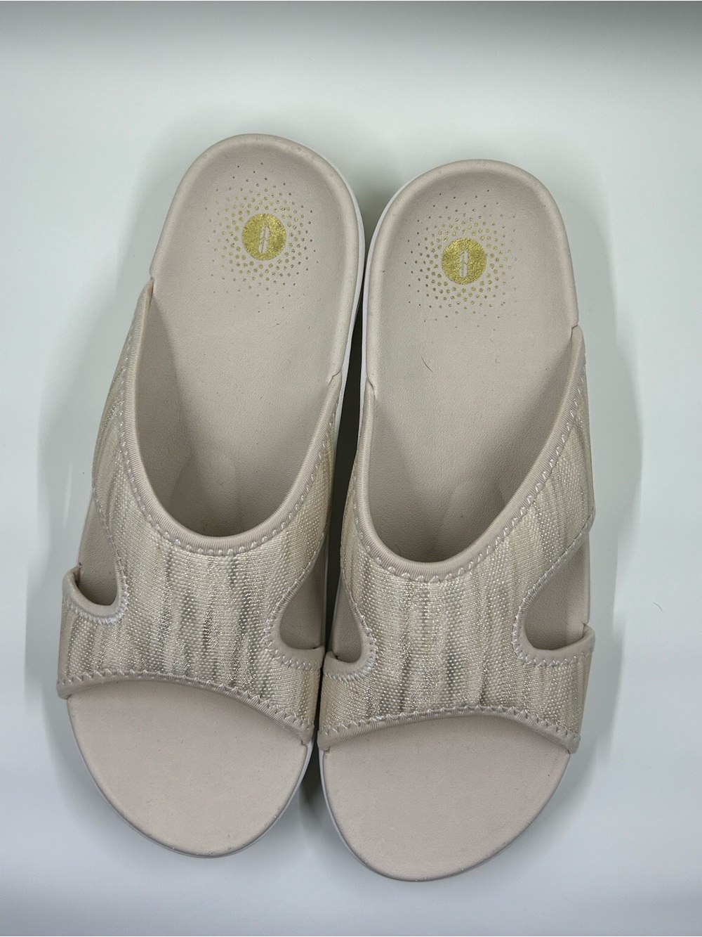 REVITALIGN Beige Slide Sandals - Women's Comfort Slides
